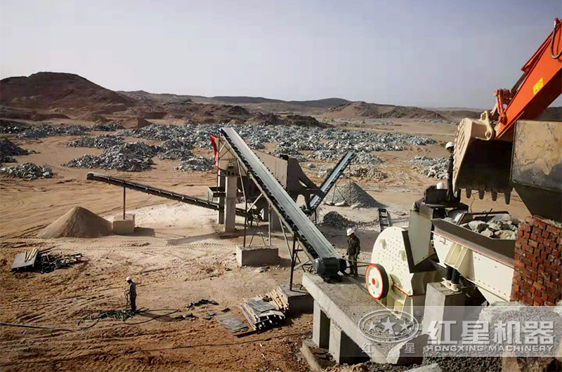 河南洛陽石灰巖砂石料現場 河南洛陽石灰巖砂石料現場