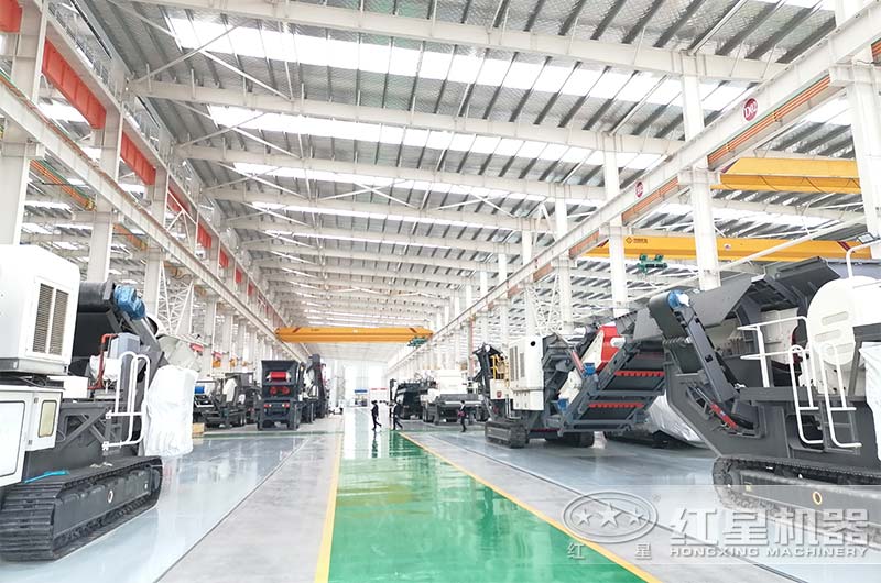 紅星機器履帶移動破碎機車間現貨 紅星機器履帶移動破碎機車間現貨