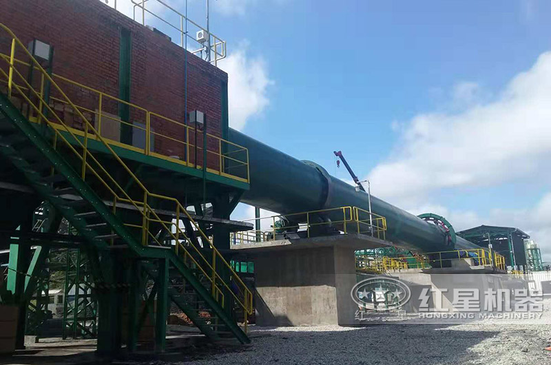 海綿鐵焙燒工藝生產現場 海綿鐵焙燒工藝生產現場