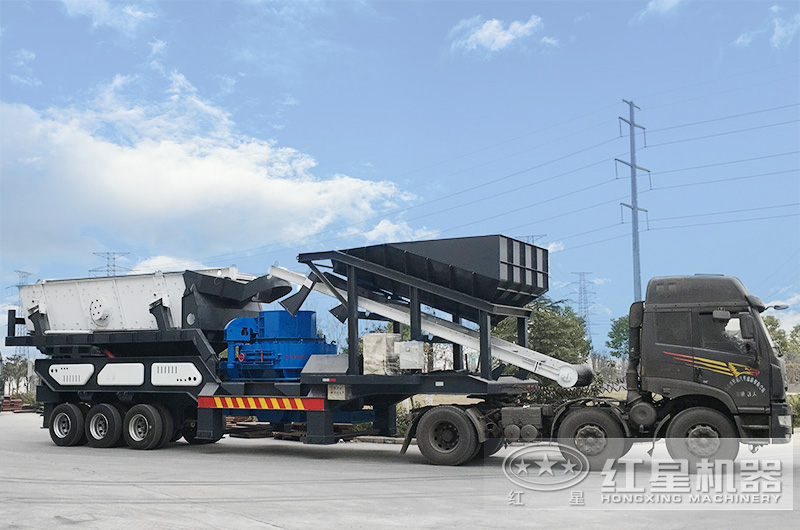 移動式制砂機發貨現場，點擊咨詢查看詳細報價